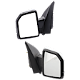 Mirror, Power Adjust, Heated, Power Folding, Chrome, In-housing Signal Light, With Memory, With Puddle Light, No Auto-Dim, With Blind Spot Detection in Glass