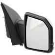 Mirror, Power Adjust, Heated, Power Folding, Chrome, In-housing Signal Light, With Memory, With Puddle Light, No Auto-Dim, With Blind Spot Detection in Glass