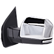 Mirror, Power Adjust, Heated, Power Folding, Chrome, In-housing Signal Light, With Memory, With Puddle Light, No Auto-Dim, With Blind Spot Detection in Glass
