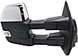 2018 Ford F-150 - Driver and Passenger Side Towing Mirror, Power Adjust, Heated, Chrome, Power Folding, In-housing Signal Light, With Blind Spot Detection in Glass, With Memory, With Puddle Light, No Auto-Dimming, Extended Cab Pickup