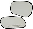 Driver and Passenger Side Mirror Glass, Non-Heated, No Blind Spot Feature