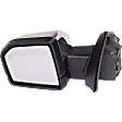 Driver and Passenger Side Mirror, Power Adjust, Heated, Power Folding, Chrome, In-housing Signal Light, With Memory, With Puddle Light, No Auto-Dim, With Blind Spot Detection in Glass