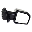 Driver and Passenger Side Mirror, Power Adjust, Heated, Power Folding, Chrome, In-housing Signal Light, With Memory, With Puddle Light, No Auto-Dim, With Blind Spot Detection in Glass