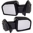 Driver and Passenger Side Mirror, Power Adjust, Heated, Power Folding, Paintable, In-housing Signal Light, With Memory, With Puddle Light, No Auto-Dim, With Blind Spot Detection in Glass
