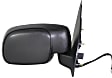 2000 Ford Excursion - Driver and Passenger Side Mirror, Power Adjust, Heated, Textured Black, Manual Folding, No Signal Light, No Blind Spot Feature, Without Memory Recall, No Puddle Light, No Auto-Dimming