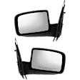 Driver and Passenger Side Mirror, Power Adjust, Non-Heated, Manual Folding, Paintable, No Signal Light, No Memory, With Puddle Light, No Auto-Dim, No Blind Spot Feature