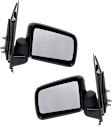 Driver and Passenger Side Mirror, Manual Adjust, Non-Heated, Manual Folding, Paintable, No Signal Light, No Memory, No Puddle Light, No Auto-Dim, No Blind Spot Feature