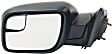 2018 Ford Explorer - Driver and Passenger Side Mirror, Power Adjust, Non-Heated, Textured Black, Manual Folding, No Signal Light, With Blind Spot Glass, No Memory, No Puddle Light, No Auto-Dimming