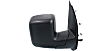 2014 Ford E-250 - Driver and Passenger Side Mirror, Power Adjust, Non-Heated, Textured Black, Manual Folding, No Signal Light, No Blind Spot Feature, No Memory, No Puddle Light, No Auto-Dimming