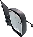 2014 Ford E-250 - Driver and Passenger Side Mirror, Power Adjust, Non-Heated, Textured Black, Manual Folding, No Signal Light, No Blind Spot Feature, No Memory, No Puddle Light, No Auto-Dimming