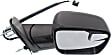 2014 Ford E-250 - Driver and Passenger Side Mirror, Power Adjust, Non-Heated, Textured Black, Manual Folding, No Signal Light, No Blind Spot Feature, No Memory, No Puddle Light, No Auto-Dimming