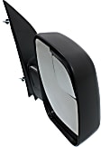Driver and Passenger Side Mirror, Manual Adjust, Non-Heated, Manual Folding, Textured Black, No Signal Light, No Memory, No Puddle Light, No Auto-Dim, No Blind Spot Feature