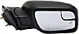 Driver and Passenger Side Mirrors, Power Adjust, Power Folding, Heated, Paintable, In-housing Signal Light, With memory, With Puddle Light, No Auto-Dimming, With Blind Spot Glass
