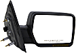 Driver and Passenger Side Mirror, Power Adjust, Heated, Manual Folding, Textured Black, In-housing Signal Light, No Memory, No Puddle Light, No Auto-Dim, No Blind Spot Feature