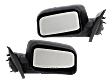 Driver and Passenger Side Mirrors, Power Adjust, Manual Folding, Non-Heated, Textured Black, No Signal Light, No Memory, No Puddle Light, No Auto-Dimming, No Blind Spot Feature