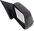Driver and Passenger Side Mirrors, Power Adjust, Manual Folding, Non-Heated, Textured Black, No Signal Light, No Memory, No Puddle Light, No Auto-Dimming, No Blind Spot Feature