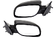 Driver and Passenger Side Mirror, Power Adjust, Heated, Manual Folding, Textured Black, No Signal Light, No Memory, No Puddle Light, No Auto-Dim, No Blind Spot Feature