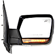 2011 Ford Expedition - Driver and Passenger Side Mirror, Power Adjust, Heated, Textured Black, Non-Folding, In-housing Signal Light, No Blind Spot Feature, With Memory, With Puddle Light, No Auto-Dimming