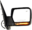 2011 Ford Expedition - Driver and Passenger Side Mirror, Power Adjust, Heated, Textured Black, Non-Folding, In-housing Signal Light, No Blind Spot Feature, With Memory, With Puddle Light, No Auto-Dimming