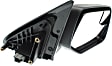 Driver and Passenger Side Mirrors, Power, Non-Heated, Textured Black, Manual Folding, No Signal Light, with Blind Spot Glass, No Memory, No Puddle Light, No Auto-Dimming
