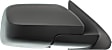 Driver and Passenger Side Mirrors, Power, Non-Heated, Textured Black, Manual Folding, No Signal Light, with Blind Spot Glass, No Memory, No Puddle Light, No Auto-Dimming