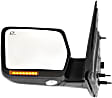 2005 Ford F-150 - Driver and Passenger Side Mirror, Power Adjust, Heated, Textured Black, Power Folding, In-housing Signal Light, No Blind Spot Feature, No Memory, With Puddle Light, No Auto-Dimming