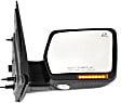 2005 Ford F-150 - Driver and Passenger Side Mirror, Power Adjust, Heated, Textured Black, Power Folding, In-housing Signal Light, No Blind Spot Feature, No Memory, With Puddle Light, No Auto-Dimming