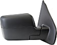 2005 Ford F-150 - Driver and Passenger Side Mirror, Power Adjust, Heated, Textured Black, Power Folding, In-housing Signal Light, No Blind Spot Feature, No Memory, With Puddle Light, No Auto-Dimming