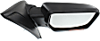 Driver and Passenger Side Mirror, Power Adjust, Heated, Power Folding, Paintable, In-housing Signal Light, With Memory, With Puddle Light, No Auto-Dimming