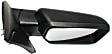 2014 Ford F-150 XLT - Driver and Passenger Side Mirror, Power Adjust, Non-Heated, Textured Black, Manual Folding, No Signal Light, Driver Side - With Blind Spot Detection in Glass; Passenger Side - No Blind Spot Feature, No Memory, No Puddle Light, No Auto-D