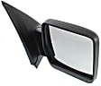 Driver and Passenger Side Mirror, Manual Adjust, Non-Heated, Manual Folding, Textured Black, No Signal Light, No Memory, No Puddle Light, No Auto-Dim, No Blind Spot Feature