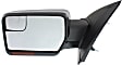 Driver and Passenger Side Mirror, Power Adjust, Heated, Power Folding, Chrome, In-housing Signal Light, With Memory, With Puddle Light, No Auto-Dim