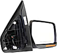 2009-2010 Ford F-150 - Driver and Passenger Side Mirror, Power Adjust, Heated, Power Folding, Chrome, In-housing Signal Light, With Memory, With Puddle Light, No Auto-Dimming, No Blind Spot Feature