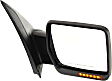 2009-2010 Ford F-150 - Driver and Passenger Side Mirror, Power Adjust, Heated, Power Folding, Chrome, In-housing Signal Light, With Memory, With Puddle Light, No Auto-Dimming, No Blind Spot Feature