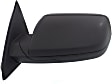 2016 Ford Flex SE - Driver and Passenger Side Mirror, Power Adjust, Non-Heated, Textured Black, Manual Folding, No Signal Light, With Blind Spot Glass, No Memory, No Puddle Light, No Auto-Dimming