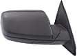 2016 Ford Flex SE - Driver and Passenger Side Mirror, Power Adjust, Non-Heated, Textured Black, Manual Folding, No Signal Light, With Blind Spot Glass, No Memory, No Puddle Light, No Auto-Dimming