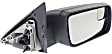 2016 Ford Flex SE - Driver and Passenger Side Mirror, Power Adjust, Non-Heated, Textured Black, Manual Folding, No Signal Light, With Blind Spot Glass, No Memory, No Puddle Light, No Auto-Dimming