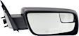 2016 Ford Flex SE - Driver and Passenger Side Mirror, Power Adjust, Non-Heated, Textured Black, Manual Folding, No Signal Light, With Blind Spot Glass, No Memory, No Puddle Light, No Auto-Dimming