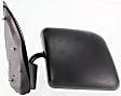 2007 Ford E-150 - Driver and Passenger Side Mirror, Manual Adjust, Non-Heated, Textured Black, Manual Folding, No Signal Light, No Blind Spot Feature, Without Memory Recall, No Puddle Light, No Auto-Dimming, Standard Passenger Van