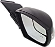 Driver and Passenger Side Mirrors, Power Adjust, Manual Folding, Heated, Paintable, In-housing Signal Light, With memory, With Puddle Light, No Auto-Dimming, No Blind Spot Feature
