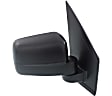 Driver and Passenger Side Mirror, Manual Adjust, Non-Heated, Manual Folding, Textured Black, No Signal Light, No Memory, No Puddle Light, No Auto-Dim, With Blind Spot Glass