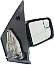 Driver and Passenger Side Mirror, Manual Adjust, Non-Heated, Manual Folding, Textured Black, No Signal Light, No Memory, No Puddle Light, No Auto-Dim, With Blind Spot Glass