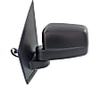 Driver and Passenger Side Mirror, Power Adjust, Non-Heated, Manual Folding, Textured Black, No Signal Light, No Memory, No Puddle Light, No Auto-Dim, With Blind Spot Glass