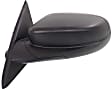 Driver and Passenger Side Mirror, Power Adjust, Non-Heated, Manual Folding, Textured Black, No Signal Light, No Memory, No Puddle Light, No Auto-Dimming, With Blind Spot Glass
