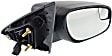 Driver and Passenger Side Mirror, Power Adjust, Non-Heated, Manual Folding, Textured Black, No Signal Light, No Memory, No Puddle Light, No Auto-Dimming, With Blind Spot Glass