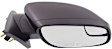 Driver and Passenger Side Mirror, Power Adjust, Non-Heated, Manual Folding, Textured Black, No Signal Light, No Memory, No Puddle Light, No Auto-Dimming, With Blind Spot Glass