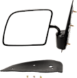 Mirror, Manual Adjust, Non-Heated, Manual Folding, Textured Black, No Signal Light, No Memory, No Puddle Light, No Auto-Dim, No Blind Spot Feature