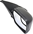Driver and Passenger Side Mirrors, Power Adjust, Non-Folding, Non-Heated, Textured Black, No Signal Light, No Memory, No Puddle Light, No Auto-Dimming, With Blind Spot Glass