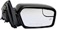 2012 Ford Fusion SE - Driver and Passenger Side Mirror, Power Adjust, Heated, Paintable, Non-Folding, No Signal Light, With Blind Spot Glass, No Memory, No Puddle Light, No Auto-Dimming
