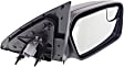 2011 Ford Fusion - Driver and Passenger Side Mirror, Power Adjust, Heated, Textured Black, Non-Folding, No Signal Light, With Blind Spot Glass, No Memory, With Puddle Light, No Auto-Dimming